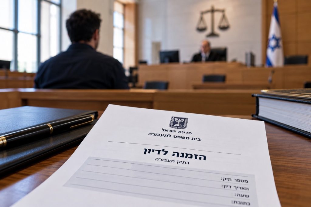 קיבלתם זימון לבית משפט לתעבורה? כך תתכוננו לדיון
